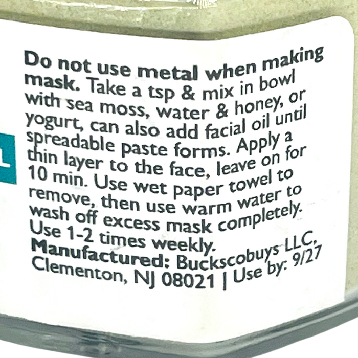 Facial Mask - Matcha Green Tea