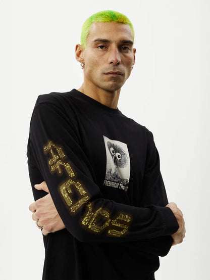 Farm Fresh - Recycled Long Sleeve Tee | Black-Image 2