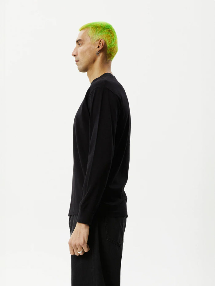 Farm Fresh - Recycled Long Sleeve Tee | Black-Image 3