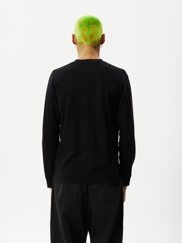 Farm Fresh - Recycled Long Sleeve Tee | Black-Image 4