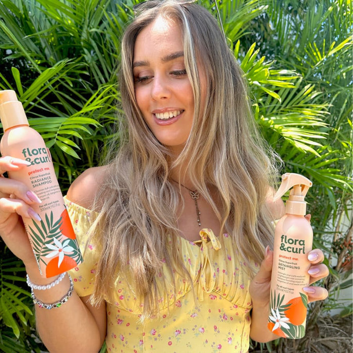 Flora & Curl Citrus Superfruit Shampoo, curly hair shampoo available in Australia