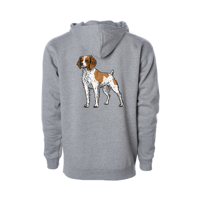 White and Orange / Heather Grey / XS