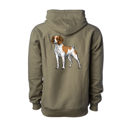White and Orange / Olive (Premium Heavyweight) / XS