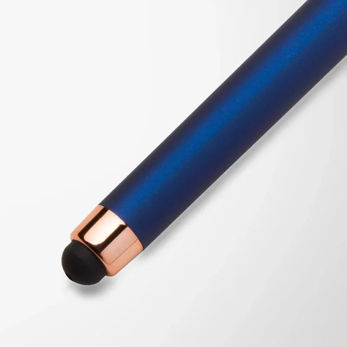 Full Color Hughes Gel Stylus Pen with Chevron Cap