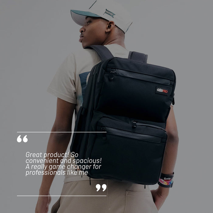 Full Size Mobile Workstation Backpack with Extending Tray System – OG Black