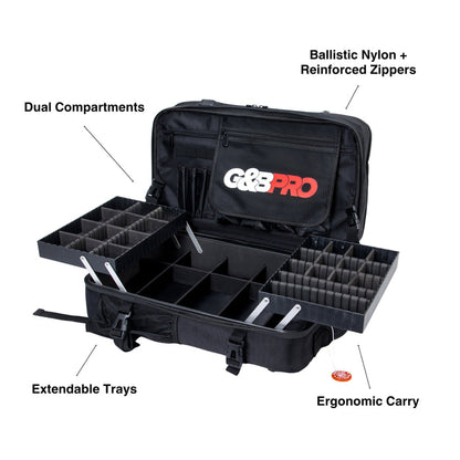 Full Size Mobile Workstation Backpack with Extending Tray System – OG Black