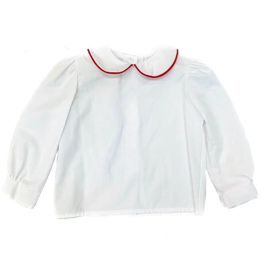 Funtasia Too L/S Blouse Red Piping