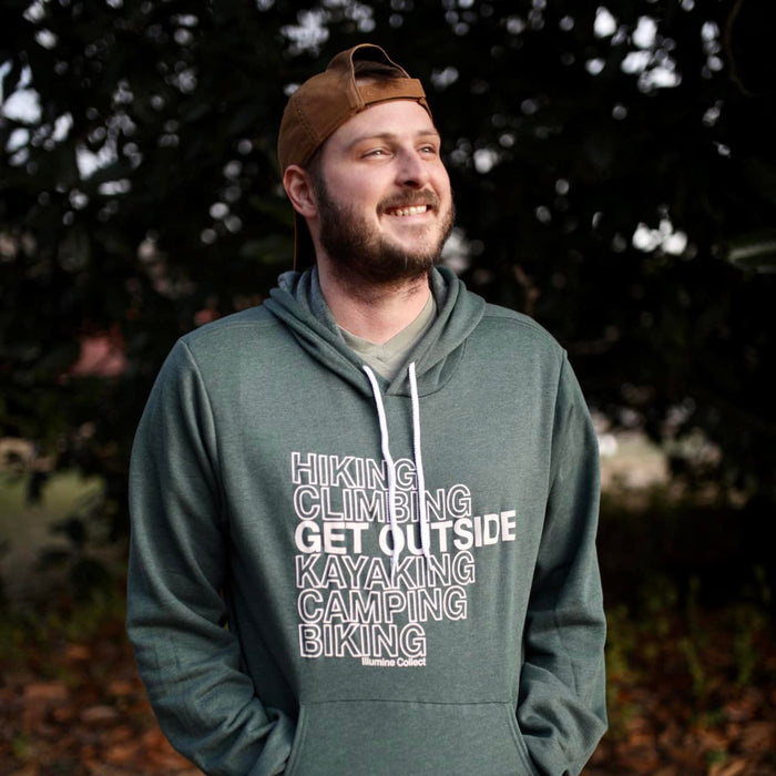 Get Outside Hoodie - Heather Forest