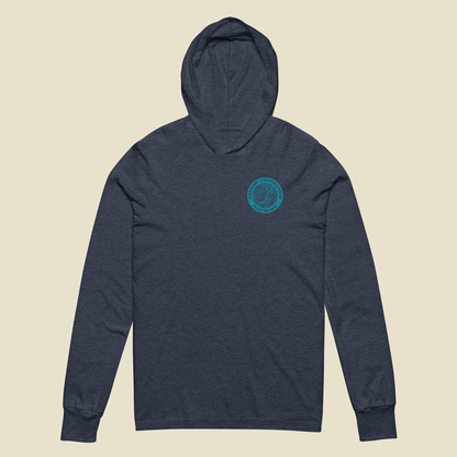 Got Your Back Sun Hoodie - Heather Navy