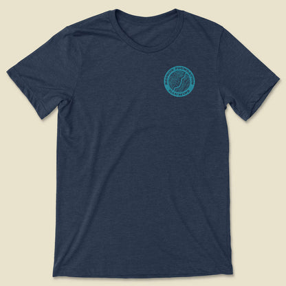 Got Your Back Tee - Heather Navy