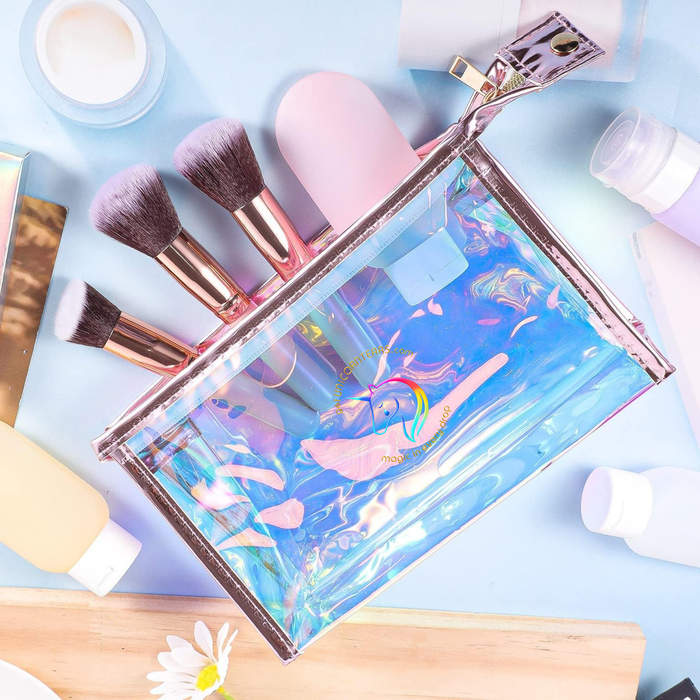 Holographic Makeup Bags