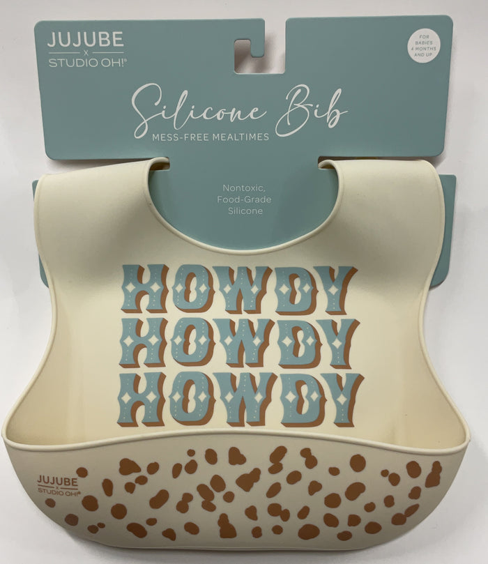 Howdy Partner Silicone Bib