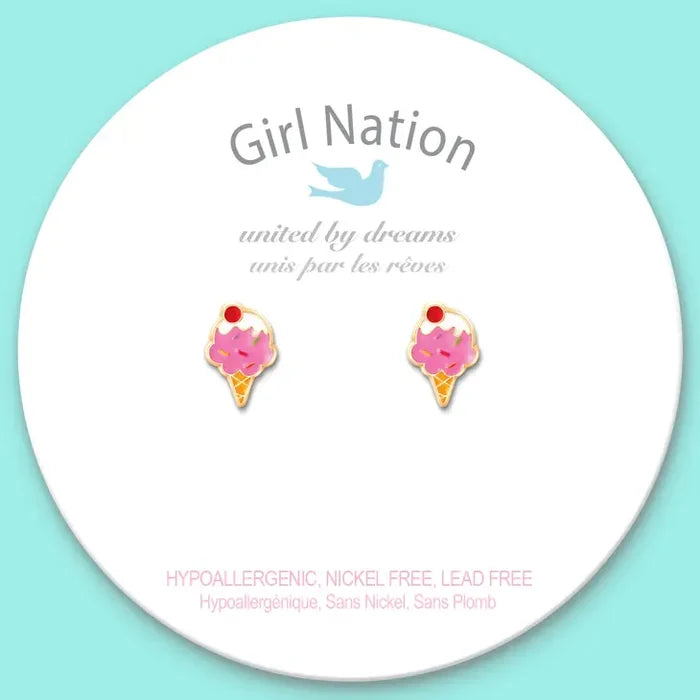 Ice Cream Dream Cutie Stud Earrings