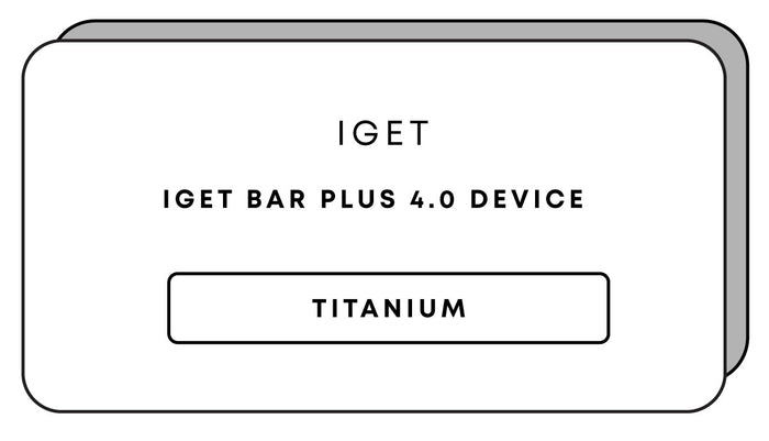 IGET Bar Plus 40 Device | Titanium-Image 1