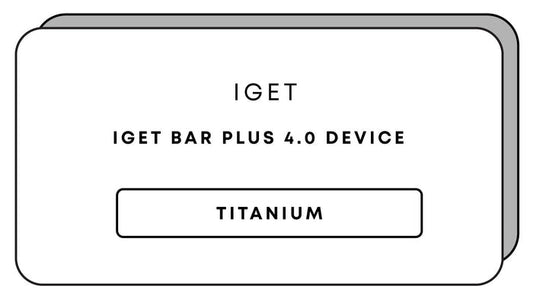 IGET Bar Plus 40 Device | Titanium-Image 1