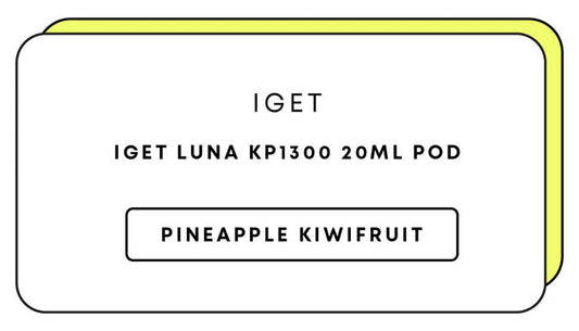 IGET Luna KP13000 20mL Pod | Pineapple Kiwifruit-Image 1