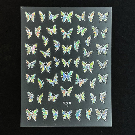 Iridescent Butterflies Decal | Lula Beauty