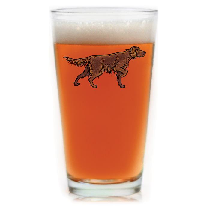 Irish Setter Pint Glass