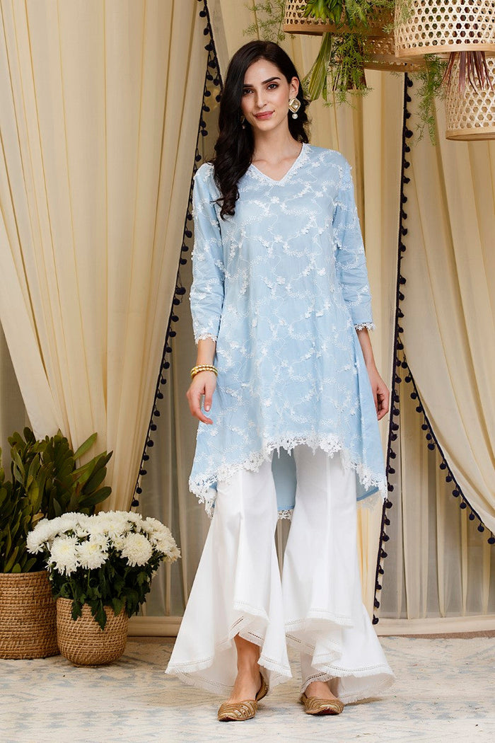Jasmine kurta with new bellbottom