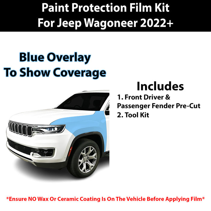 Fits Jeep Wagoneer 2022+ Precut Premium Paint Protection Film Clear Bra PPF Decal Film Kit - Bogar Tech Designs