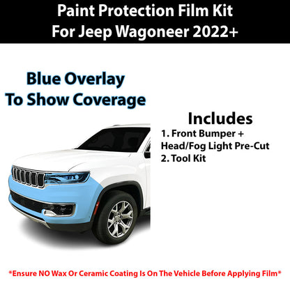 Fits Jeep Wagoneer 2022+ Precut Premium Paint Protection Film Clear Bra PPF Decal Film Kit - Bogar Tech Designs