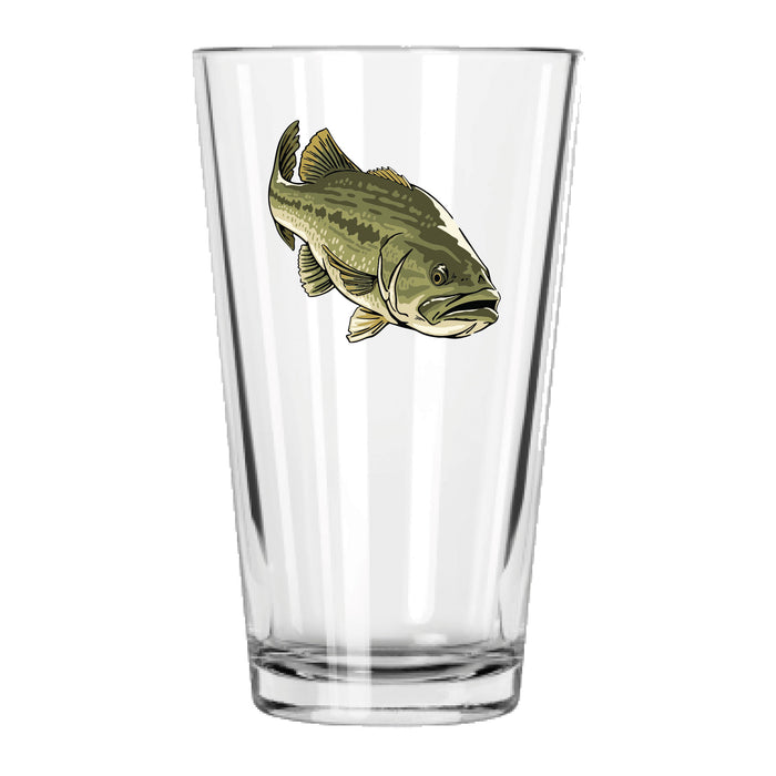 Largemouth Bass Pint Glass