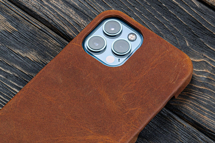 Leather iPhone 13 Pro Max (6.7) Hard Back Cover