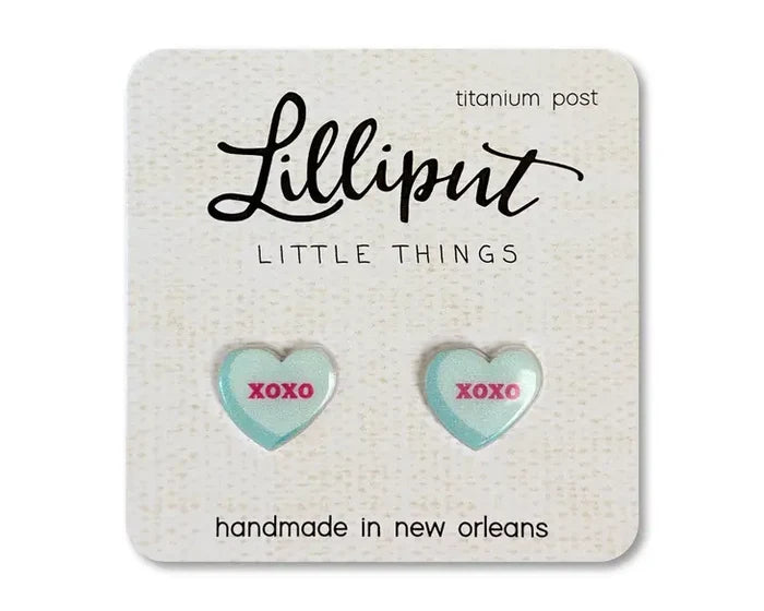Lilliput Conversation Heart Earrings