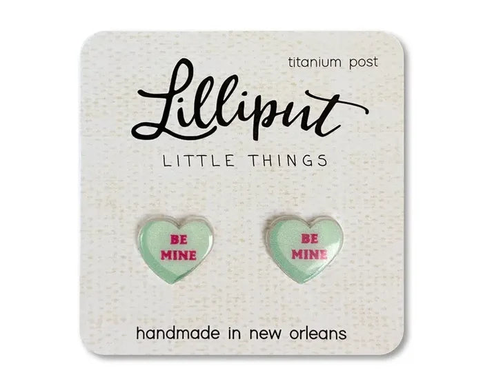 Lilliput Conversation Heart Earrings