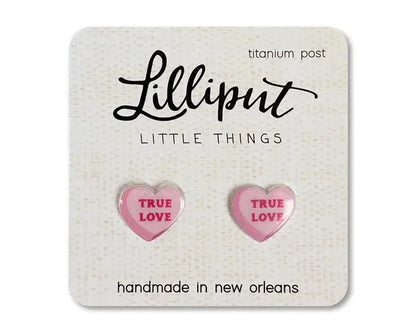 Lilliput Conversation Heart Earrings