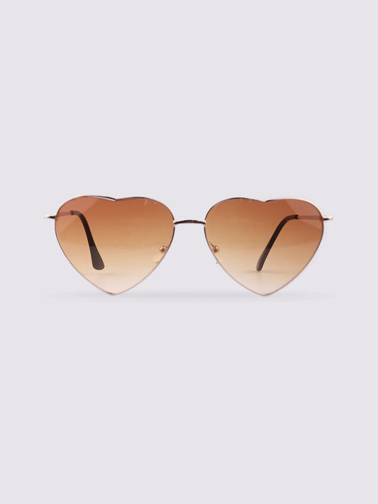 Love Heart Sunglasses | Smoke-Image 1