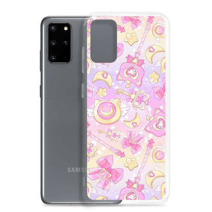 Protect your phone in style with the Magical Girl Samsung® Clear Case featuring cute magical designs.
