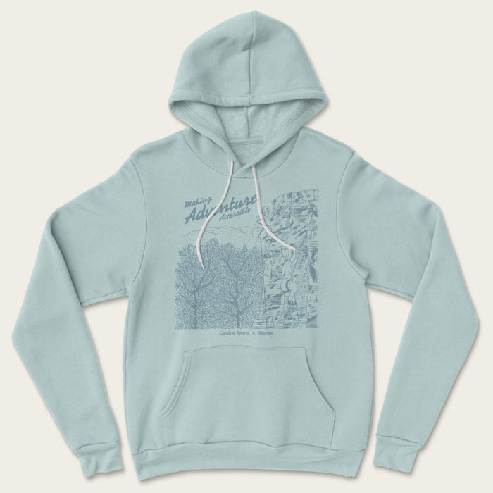 Making Adventure Accessible Hoodie - Dusty Blue