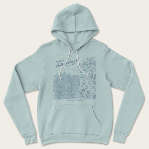 Making Adventure Accessible Hoodie - Dusty Blue