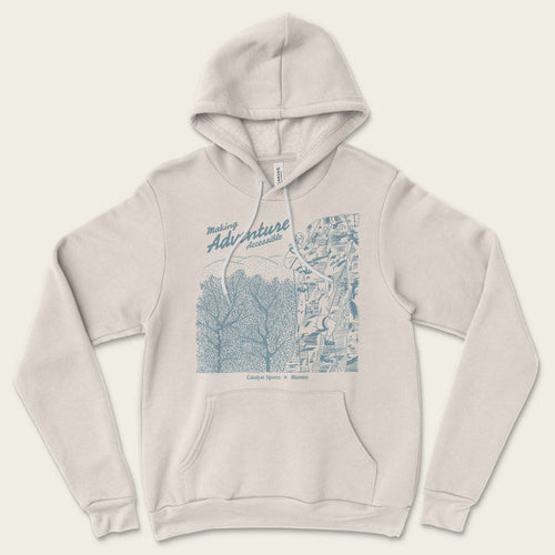 Making Adventure Accessible Hoodie - Heather Dust