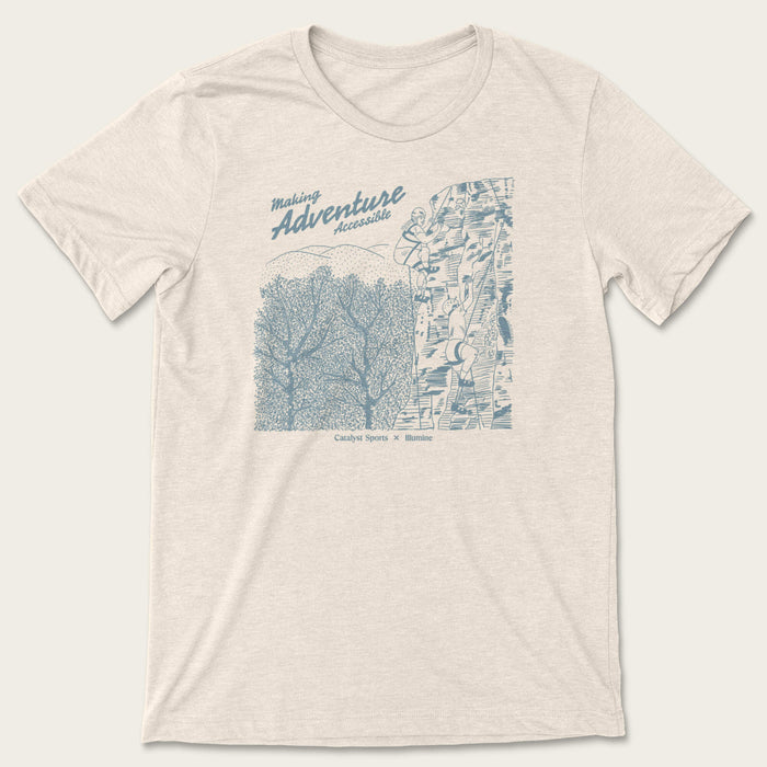 Making Adventure Accessible Tee - Heather Dust