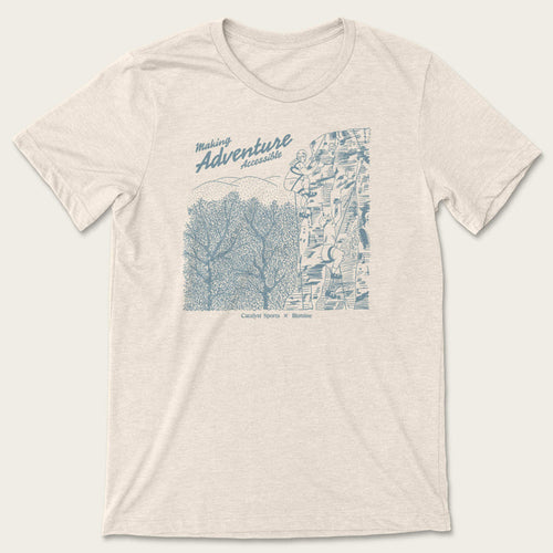 Making Adventure Accessible Tee - Heather Dust