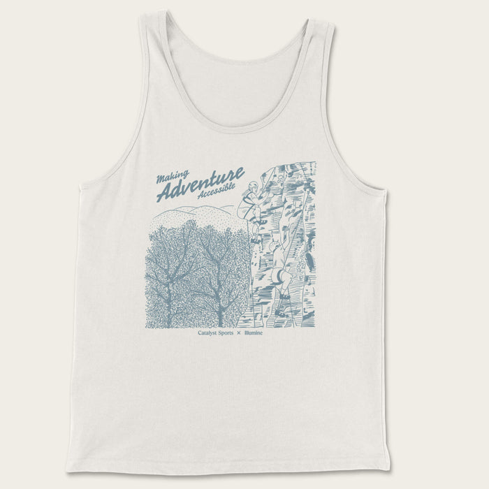 Making Adventure Accessible Unisex Tank - Natural