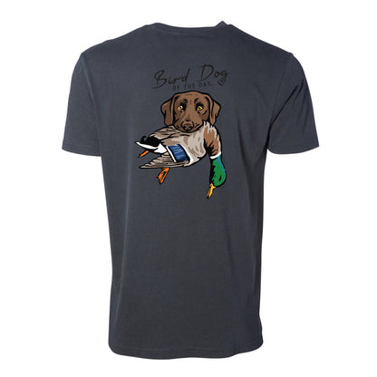 Chocolate Lab with a Mallard / Charcoal / XS