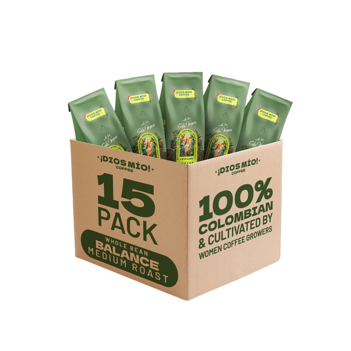 Medium Roast, Whole Bean, 12 Oz bag, Pack x15