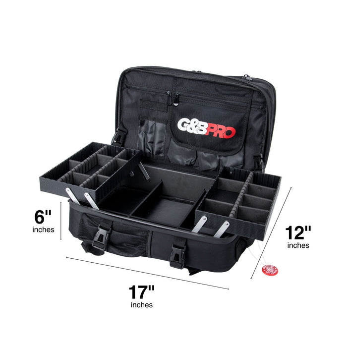 Mid Size Mobile Workstation Backpack with Extending Tray System – OG Black