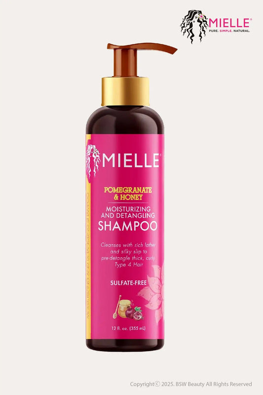 MIELLE POMEGRANATE & HONEY MOISTURIZING AND DETANGLING SHAMPOO 12oz - BSW BEAUTY CANADA