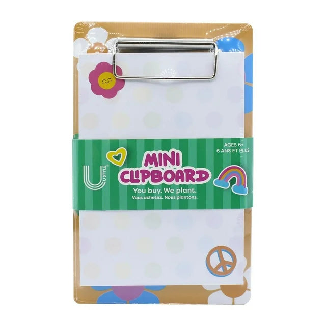 Mini Clipboard with Notepad – Daisy Design (40 Sheets) 🌼📋
