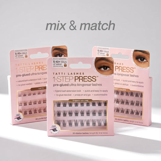 Mix & Match Pre-Glued Cluster Lash Bundle