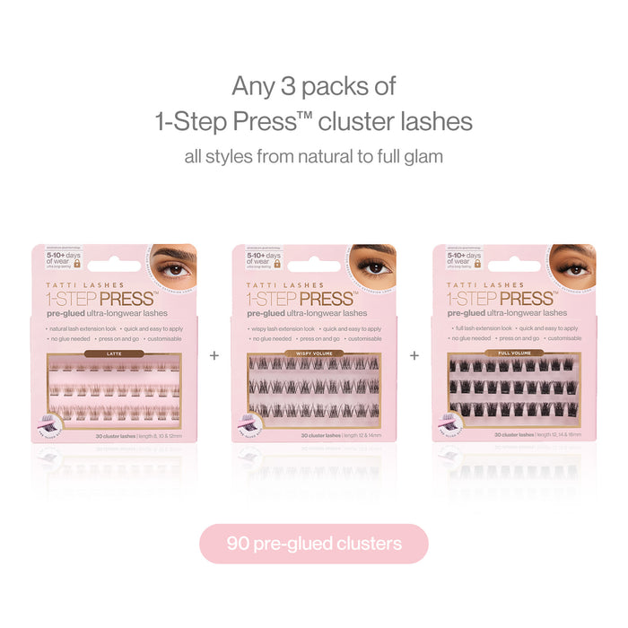 Mix & Match Pre-Glued Cluster Lash Bundle