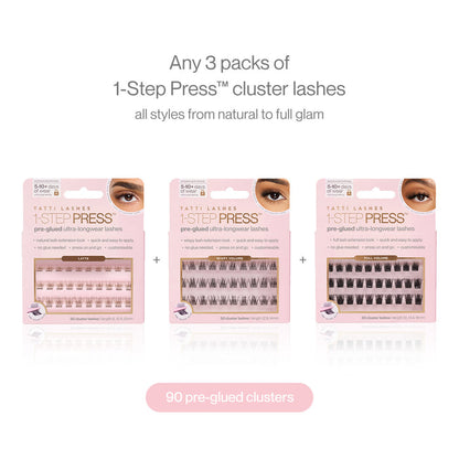 Mix & Match Pre-Glued Cluster Lash Bundle