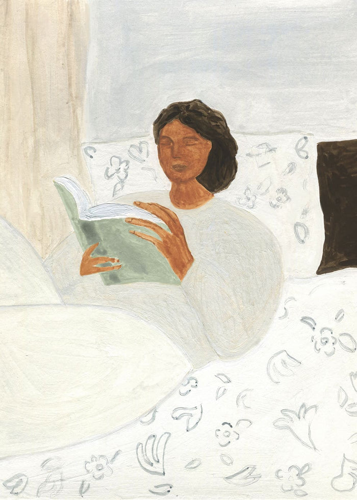 Morning Read by Isabelle Vandeplassche