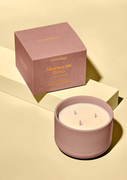 Moroccan Rose Triple Wick Scented Candle