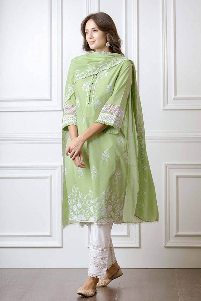 Mulmul Supima Cotton Lily Dupatta