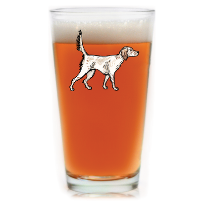 My First Setter Pint Glass